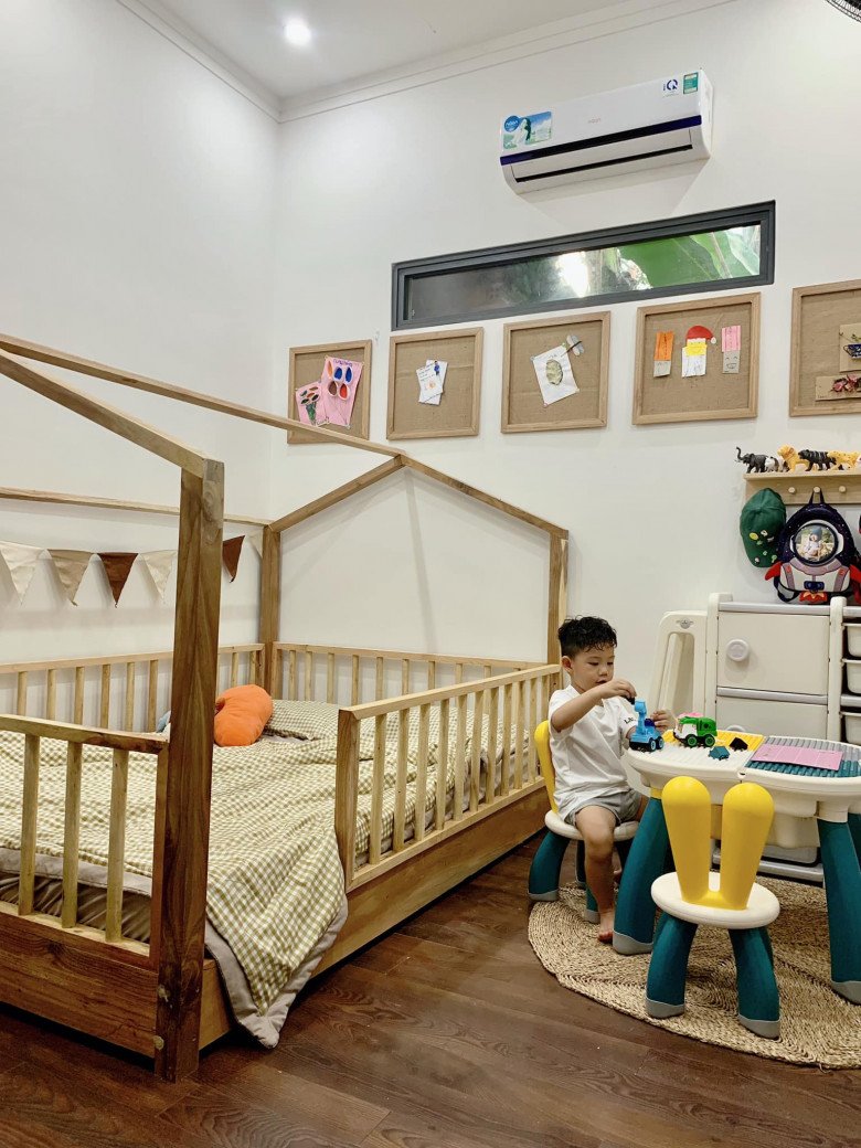 Con trai 3 tuổi đòi mua nhà, mẹ Đắk Lắk trổ tài làm phòng 15 triệu cho bé ra riêng - 5