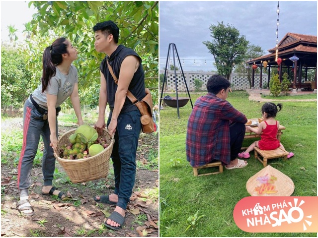 Sao Việt nâng cấp nơi sống cho con, mua nhà vườn rộng thẳng cánh trồng rau, trái cây
